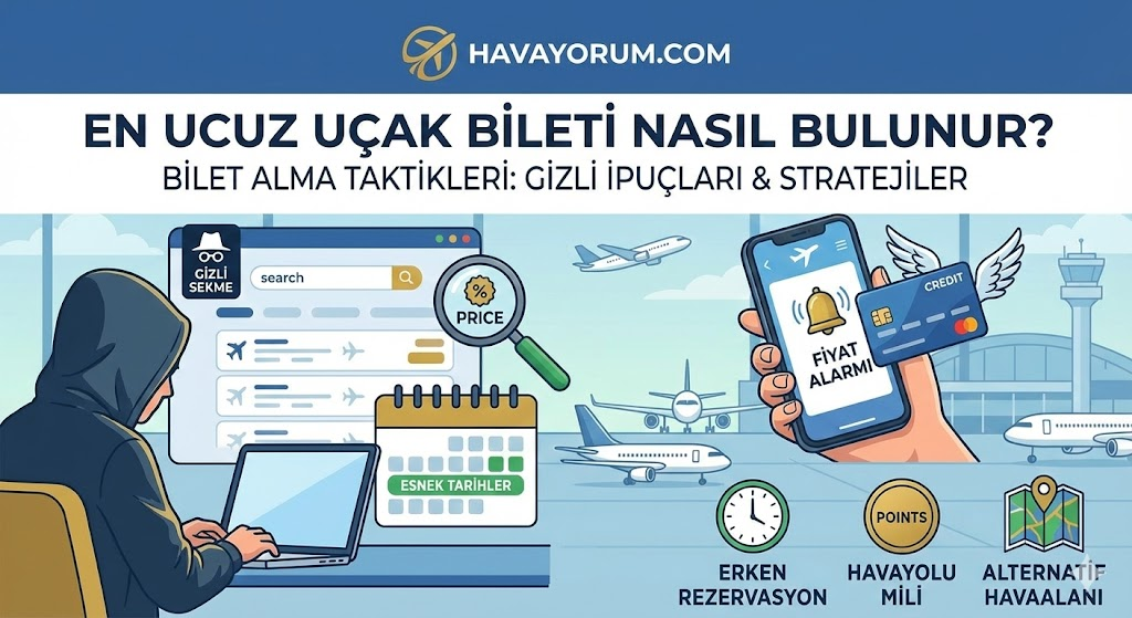 En Ucuz Uçak Bileti Nasıl Bulunur? Bilet Alma Taktikleri