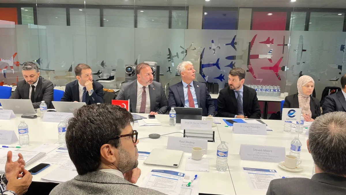 DHMİ ve EUROCONTROL'den Hava Trafik Yönetiminde Stratejik İş Birliği Adımları
